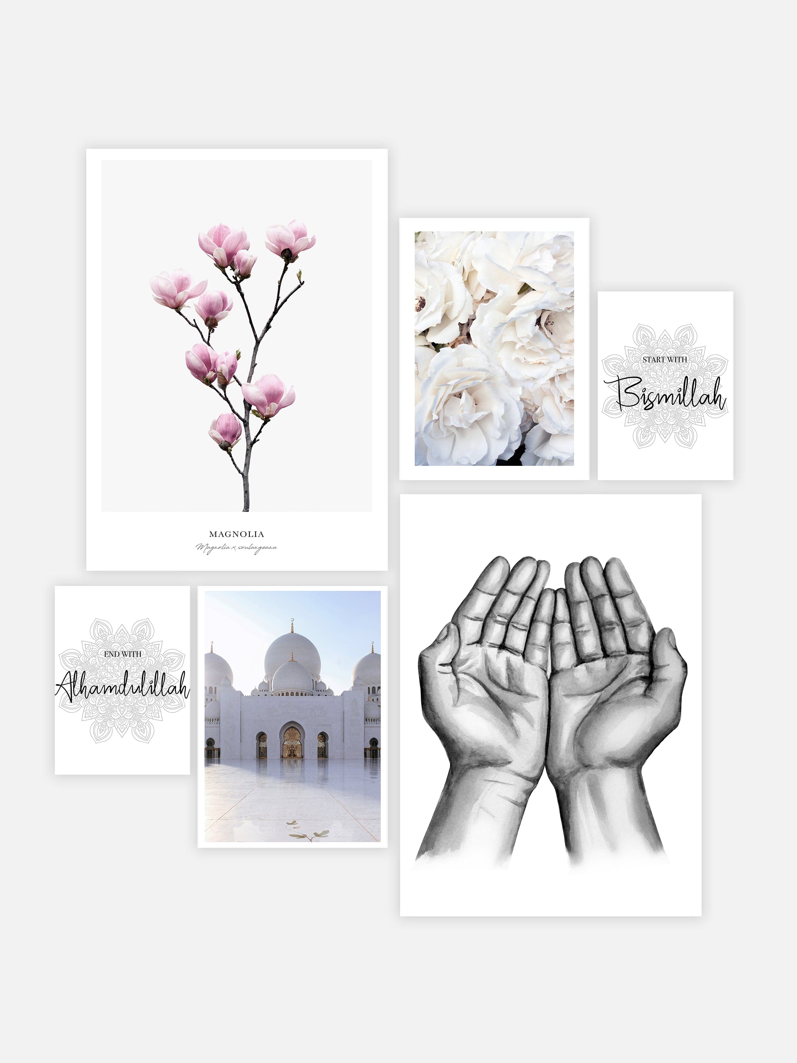 Praying Magnolia Set