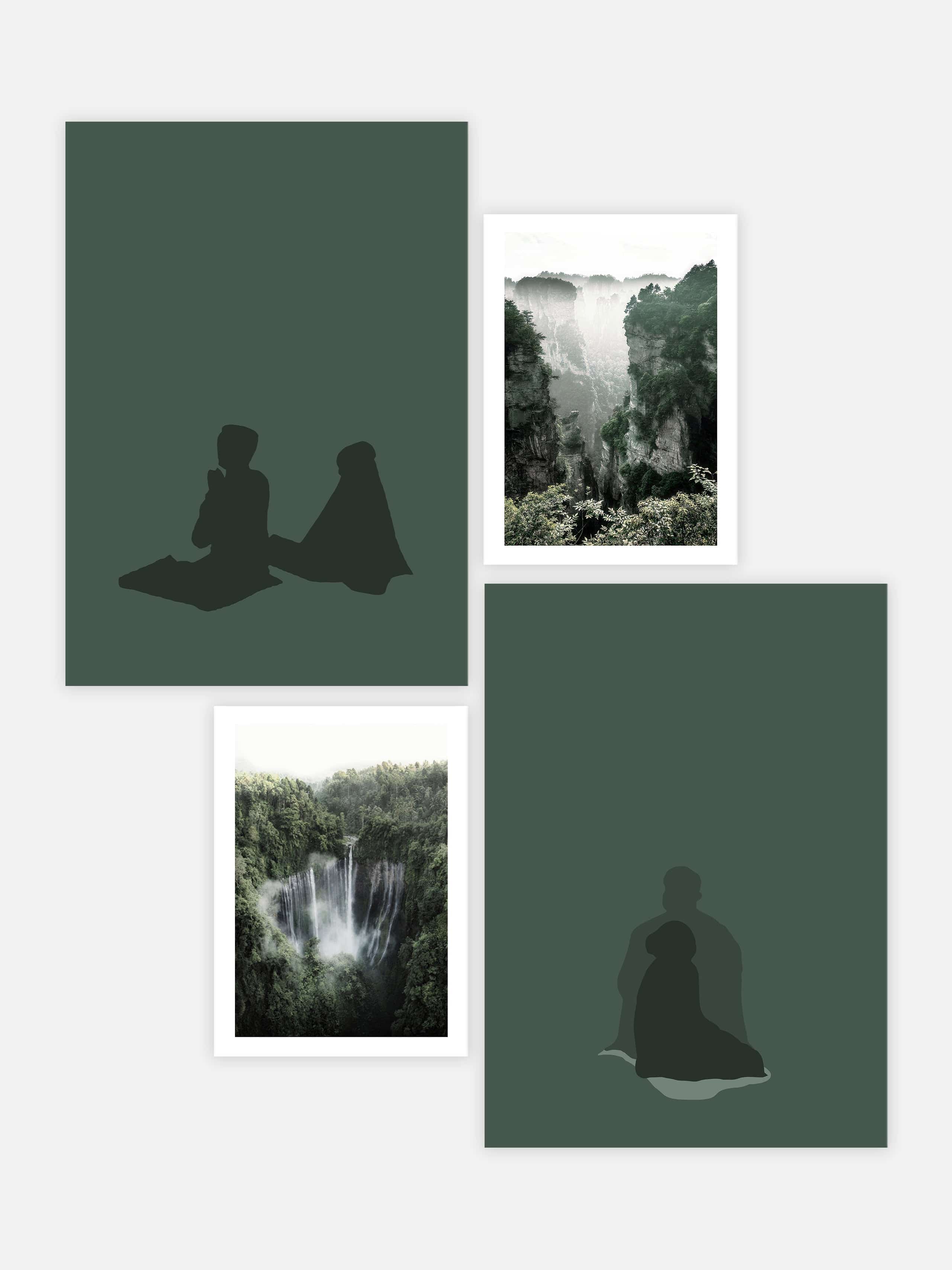 Green Couples Set