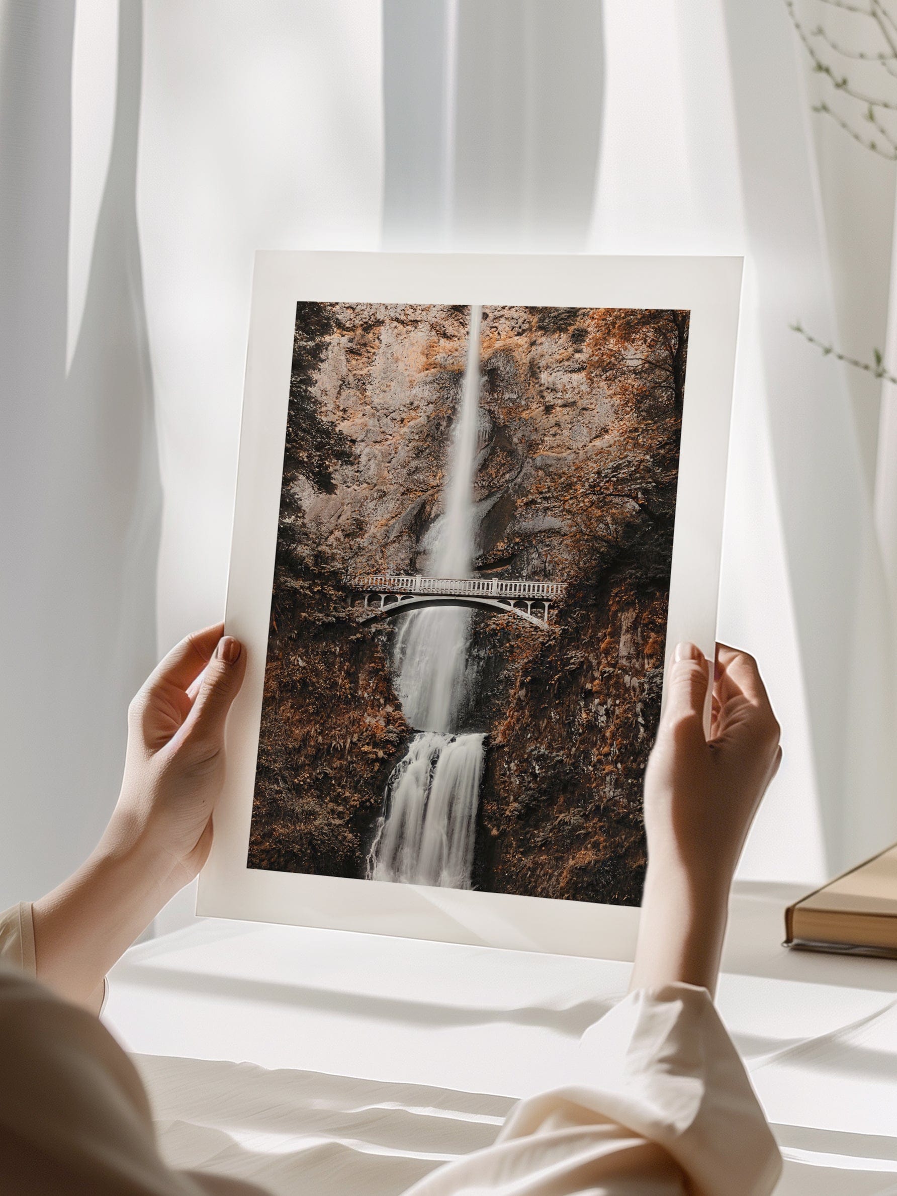 Benson Bridge Waterfall Poster