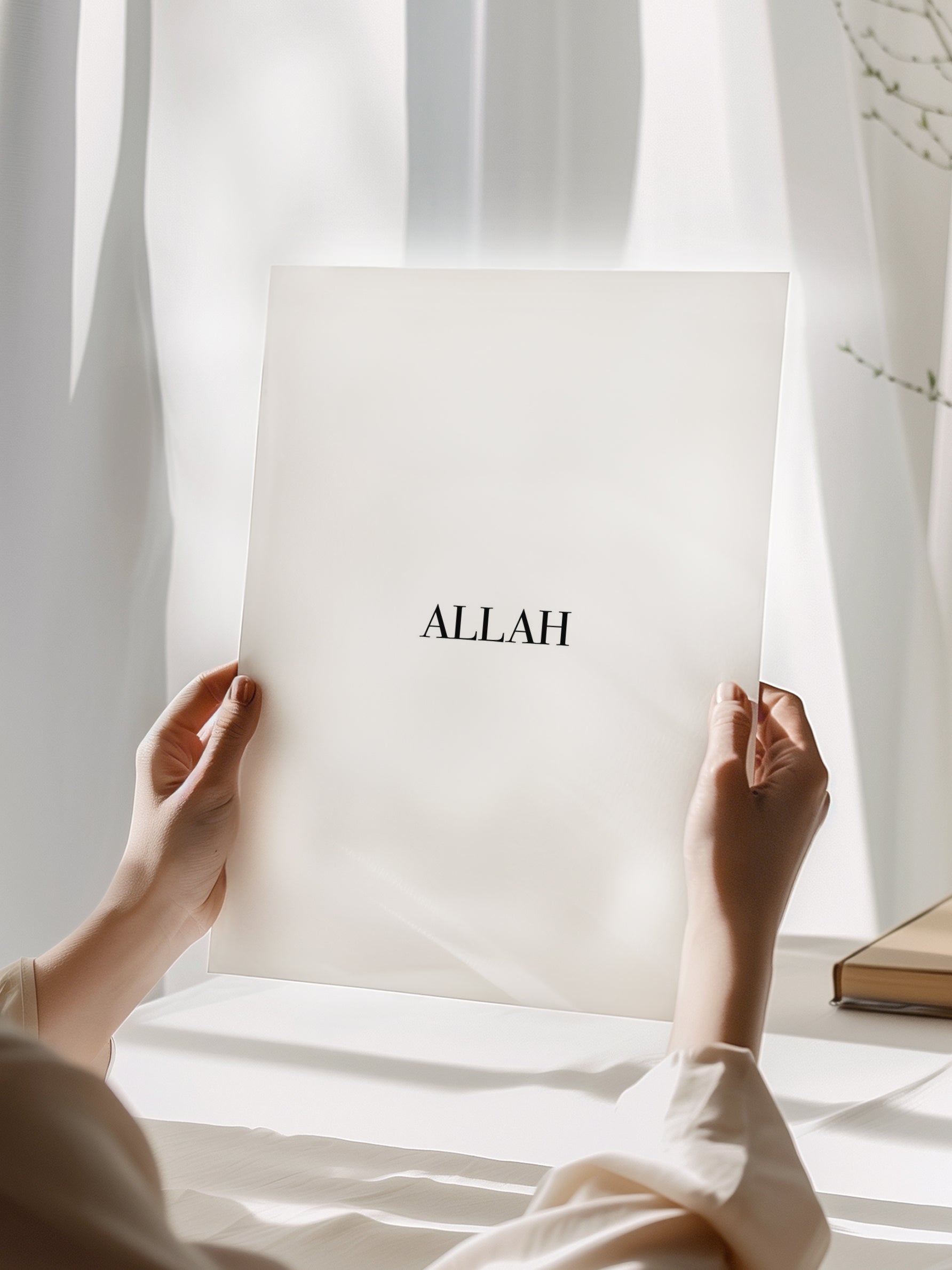 Allah White Edition Poster