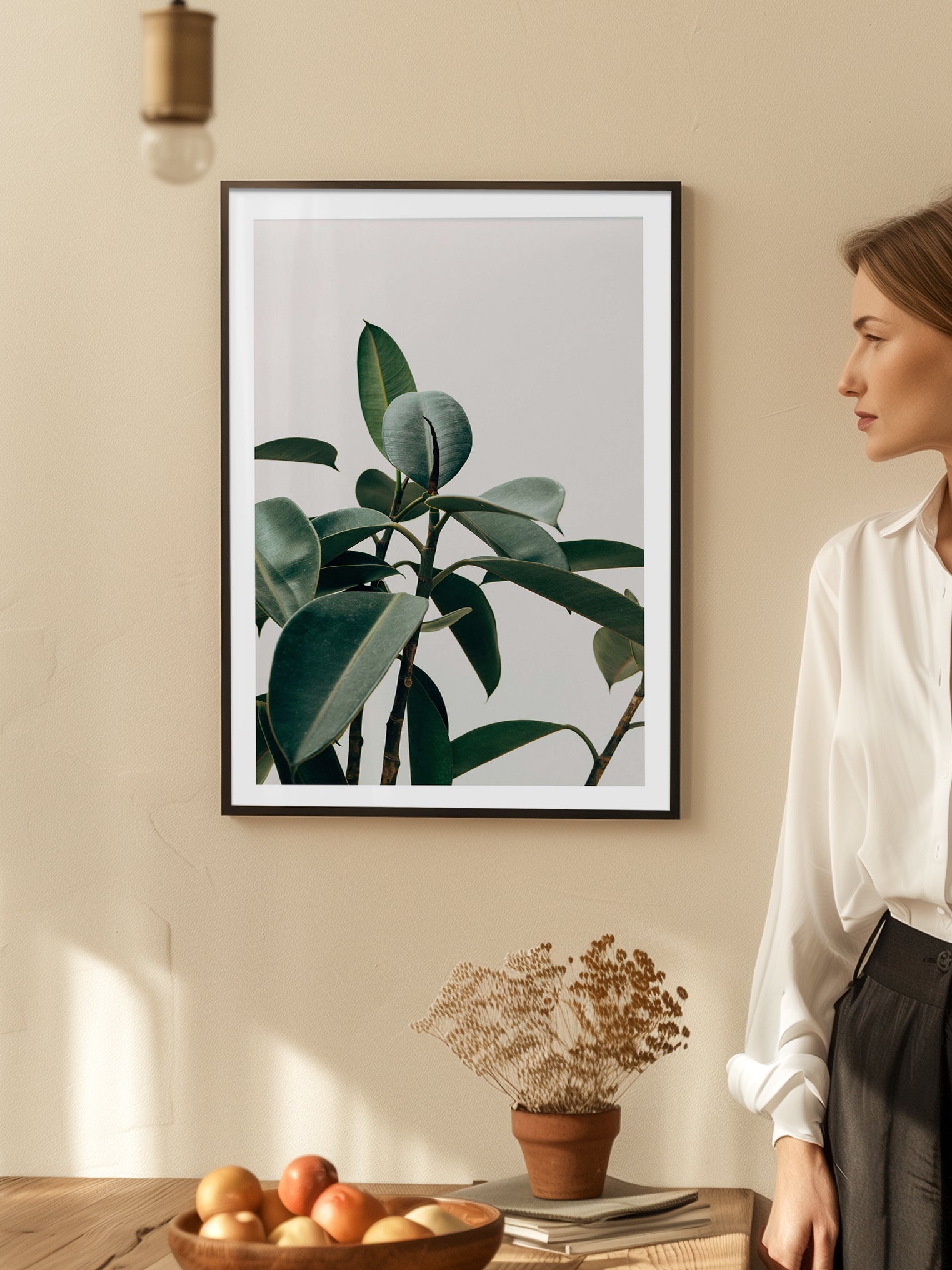 Rubber Plant Poster